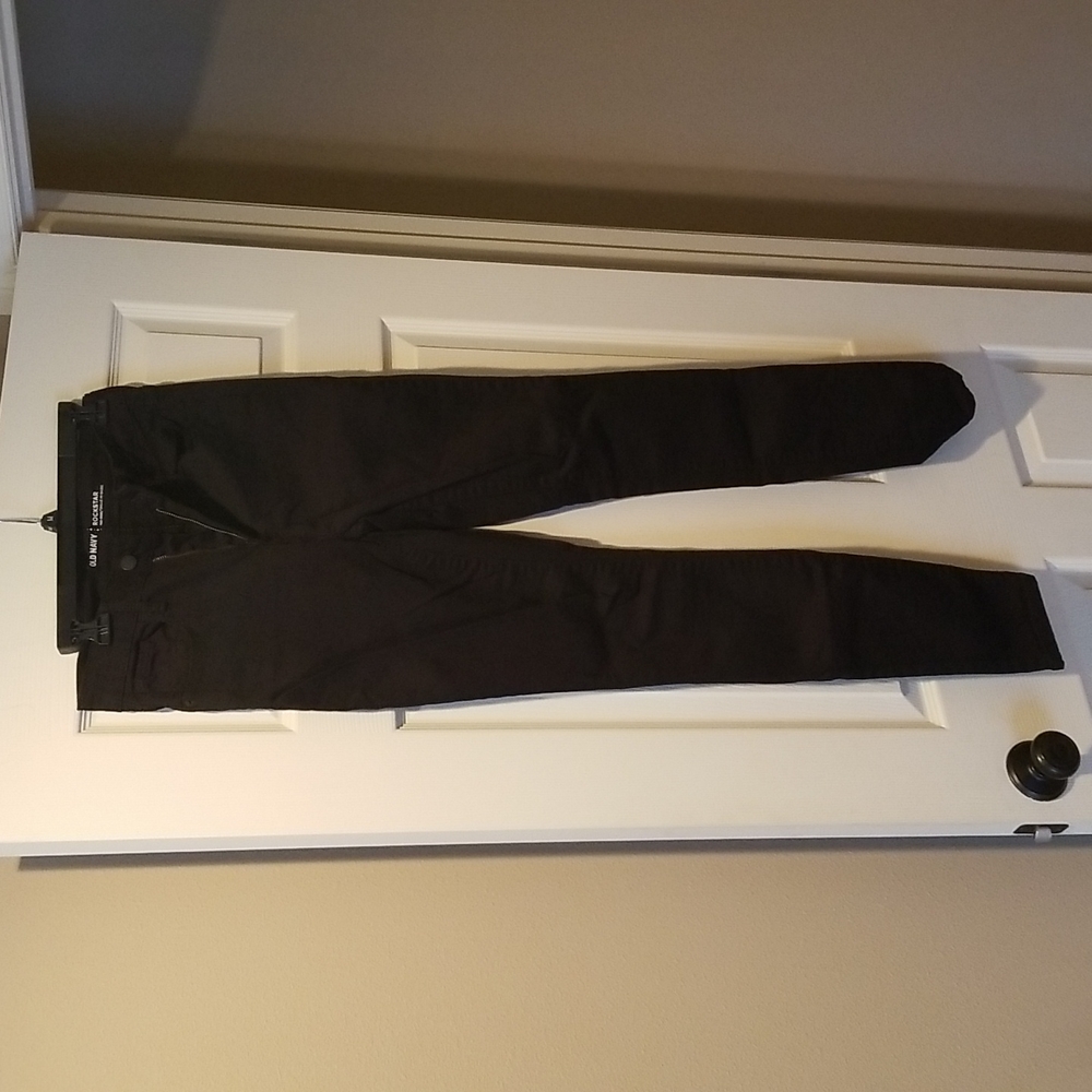 Black jeans, Old Navy, size 8 tall,